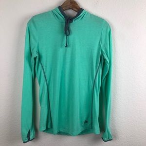 RBX Mint Green Workout Hooded Sweater Medium